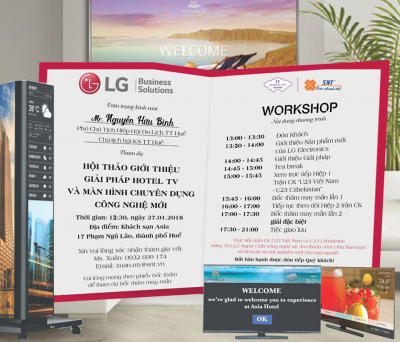 Hội thảo giải pháp của LG Electronic và Siêu Nhật Thanh đồng hành tổ chức