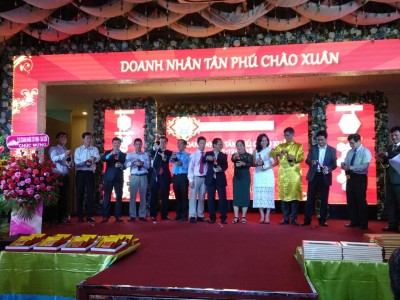 Màn hình chuyên dụng quảng bá sự kiện Hội Doanh Nghiệp Tân Phú chào Xuân 2019