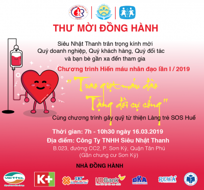 Chương trình hiến máu nhân đạo lần I/2019