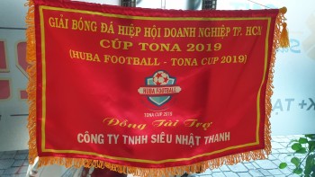 Siêu Nhật Thanh đồng tài trợ giải HUBA Football 2019