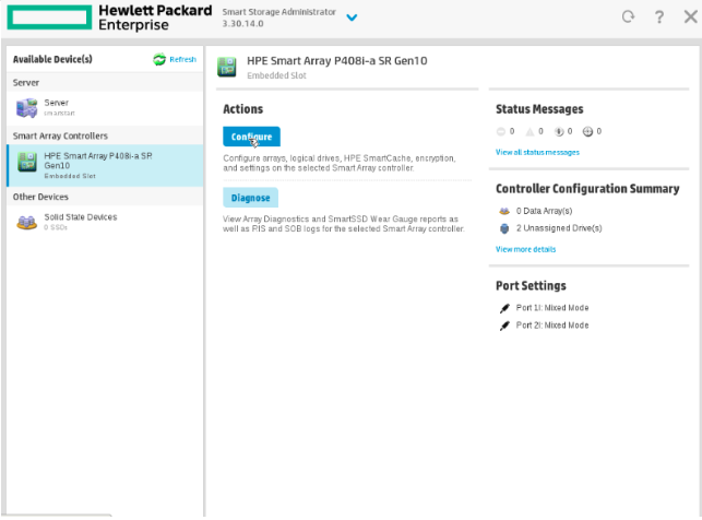 Configure