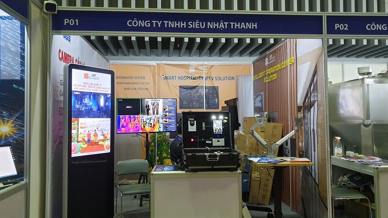 Gian hàng triển lãm của Công ty TNHH Siêu Nhật Thanh tại Vinamac Expo 2021