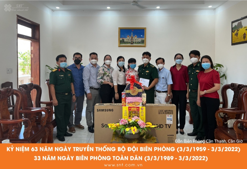 Siêu Nhật Thanh gửi tặng Ti vi đến Đồn Biên Phòng Cần Thạnh nhân dịp kỷ niệm 63 năm Ngày Truyền thống Bộ đội Biên phòng (03/3/1959 – 03/3/2022) và 33 năm Ngày Biên phòng toàn dân (03/3/1989 – 03/