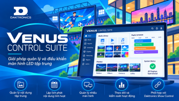 Daktronics Venus Control Suite: Giải pháp quản lý và điều khiển màn hình LED tập trung