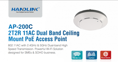 AP-200C                                2T2R 11AC DUAL BAND CEILING                                MOUNT POE ACCESS POINT