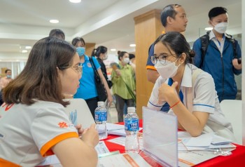 Siêu Nhật Thanh tham gia ngày hội Internship Fair tại HUFI