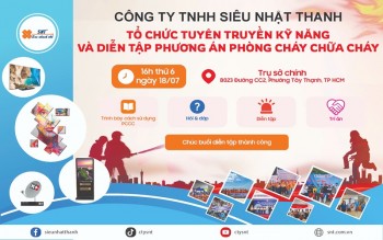 SNT CHỦ ĐỘNG TỔ CHỨC DIỄN TẬP PHÒNG CHÁY CHỮA CHÁY
