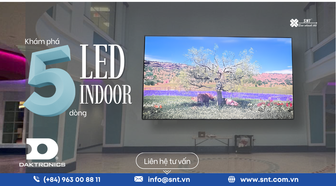 KHÁM PHÁ 5 DÒNG MÀN HÌNH LED INDOOR CỦA DAKTRONICS