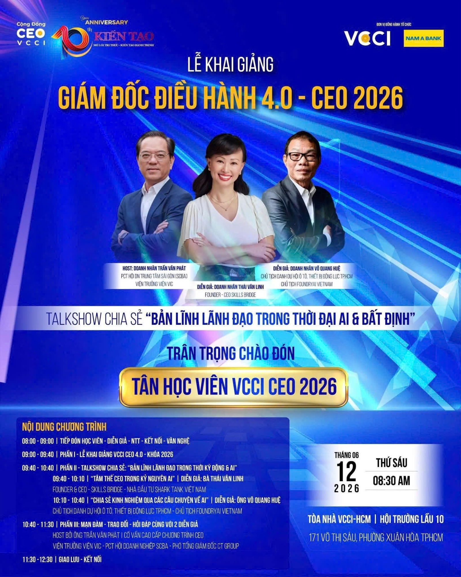 Lễ Khai giảng CEO 4 0 2026