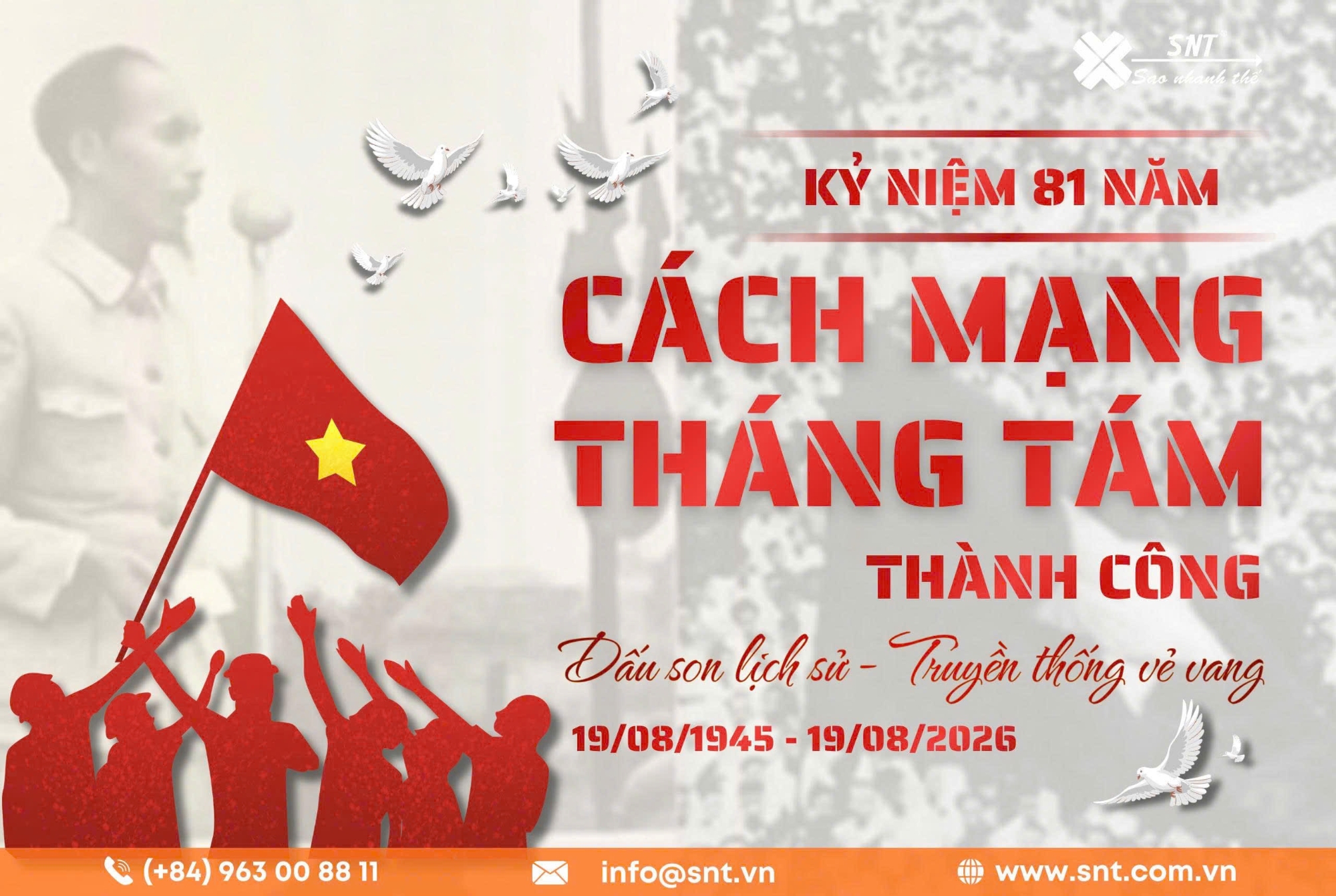 81 năm Cách mạng Tháng Tám thành công: Dấu son lịch sử dân tộc