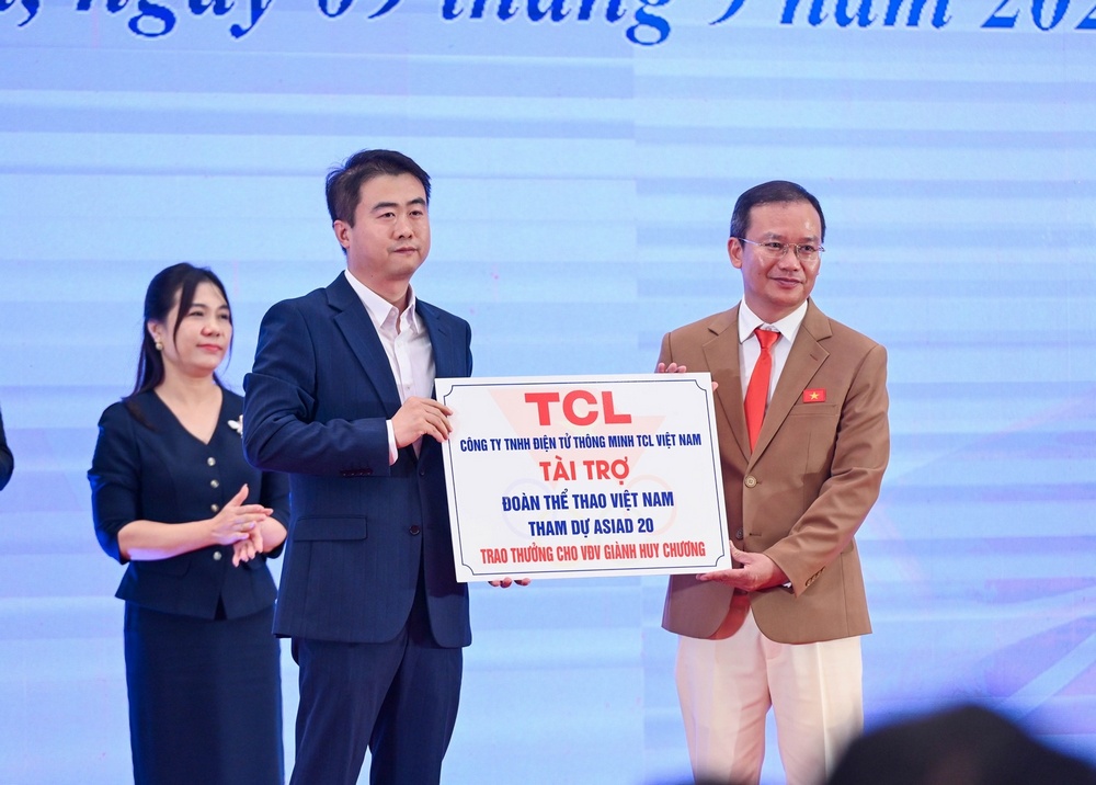TCL tiếp tục đồng hành cùng thể thao Việt Nam tại ASIAD 2026