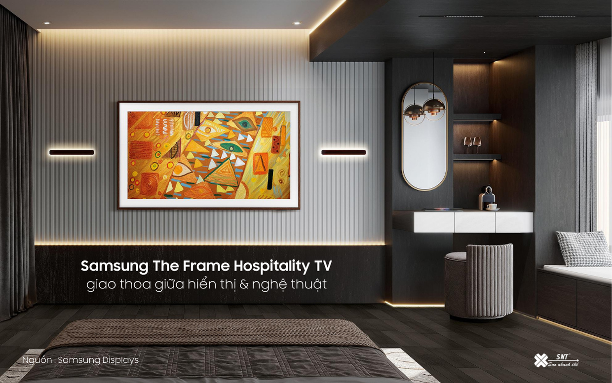 Nâng tầm không gian cao cấp với TV The Frame Samsung dành cho khách sạn